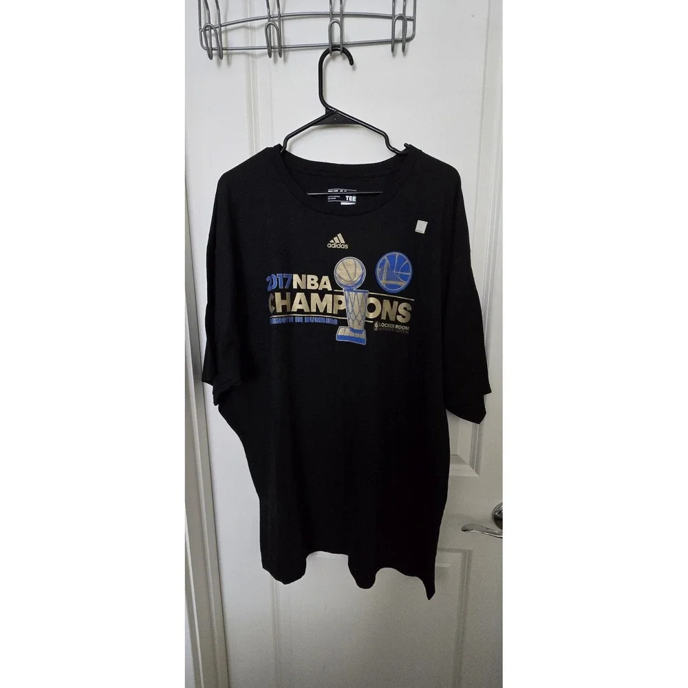 Adidas Golden State Warriors Mens 2017 NBA Finals Champions T-Shirt (2XL)